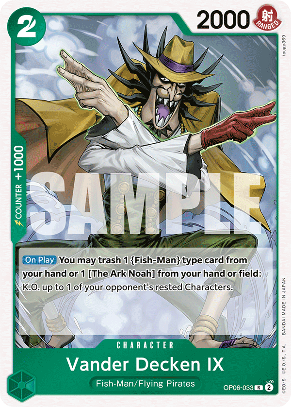 Vander Decken IX (Character) (OP06-033) (R)