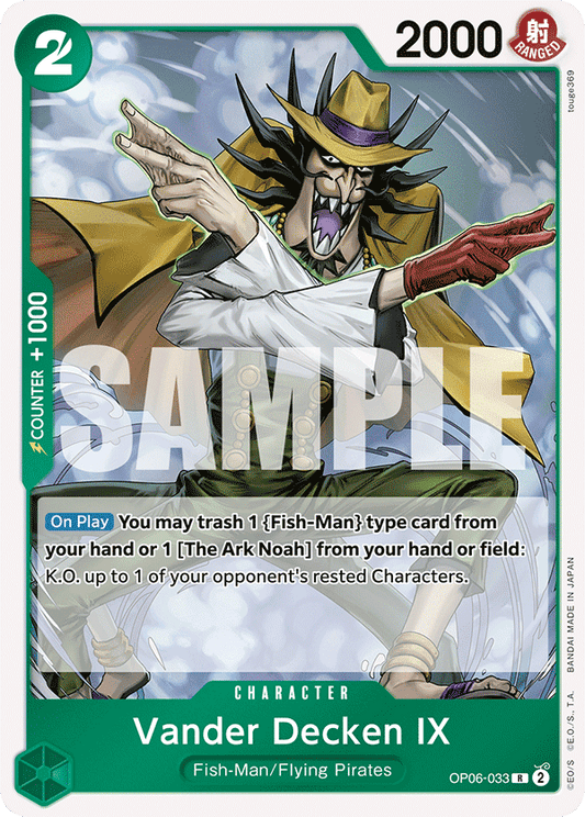 Vander Decken IX (Character) (OP06-033) (R)