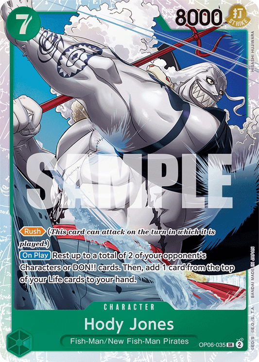 Hody Jones (Character) (OP06-035) (SR)