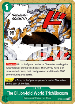 The Billion-fold World Trichiliocosm (Zoro Deck) (Event) (OP06-038) (UC) (Learn To Play Reprint)