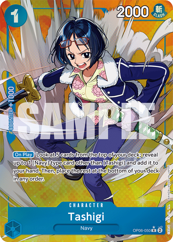 Tashigi (Character) (OP06-050) (R) (Alternate Art)
