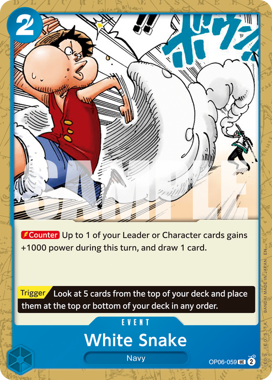 White Snake (Event) (OP06-059) (UC) (NON-FOIL) (PRB02)