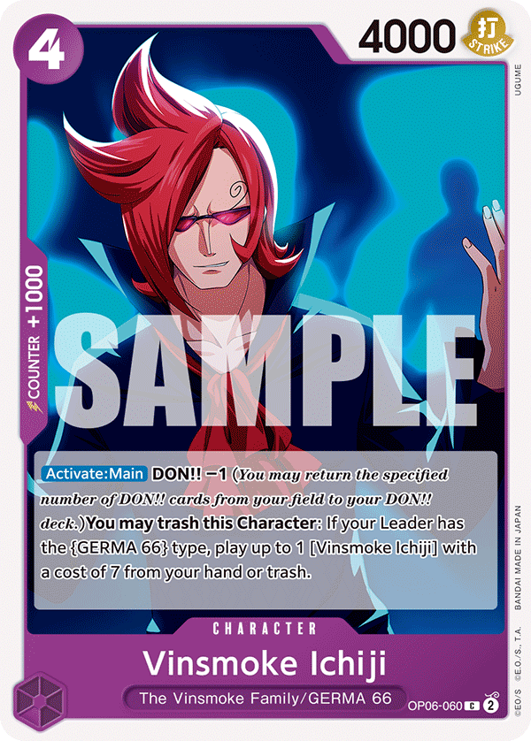 Vinsmoke Ichiji (Character) (OP06-060) (C)