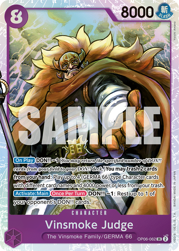 Vinsmoke Judge (Character) (OP06-062) (SR)