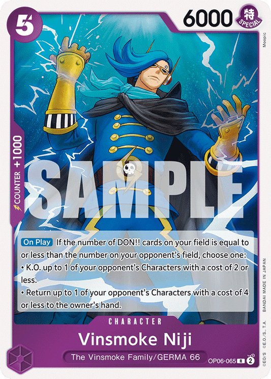 Vinsmoke Niji (Character) (OP06-065) (R)