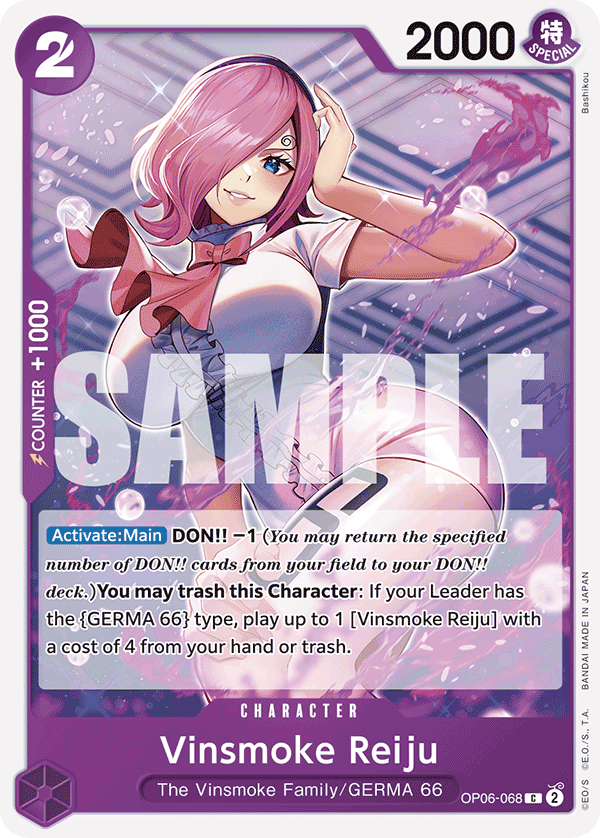 Vinsmoke Reiju (Character) (OP06-068) (PRB01 Reprint) (C)
