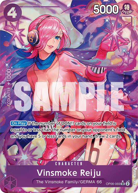 Vinsmoke Reiju (Character) (OP06-069) (SR) (Alternate Art)