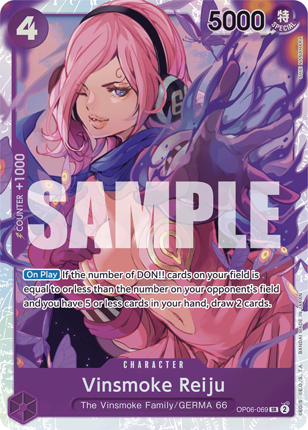 Vinsmoke Reiju (Character) (OP06-069) (PRB01 Reprint) (SR)