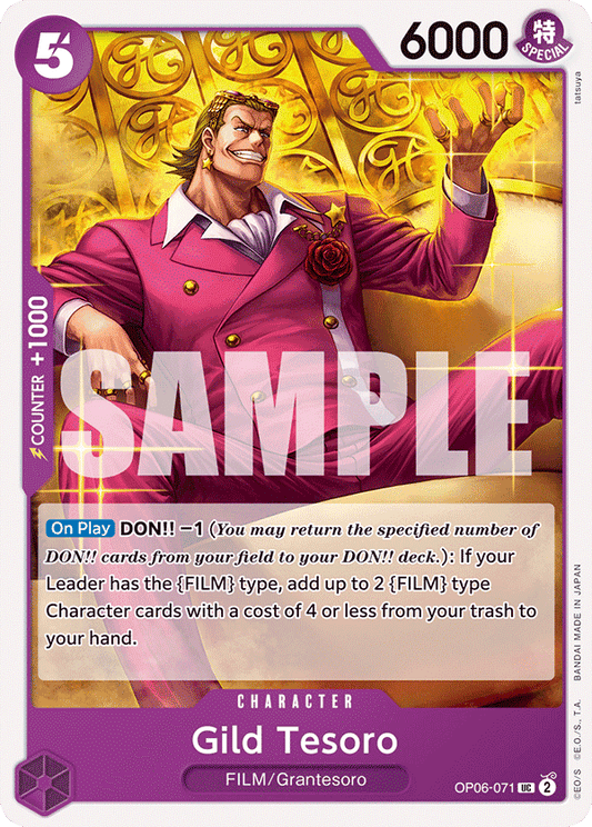 Gild Tesoro (Character) (OP06-071) (UC)