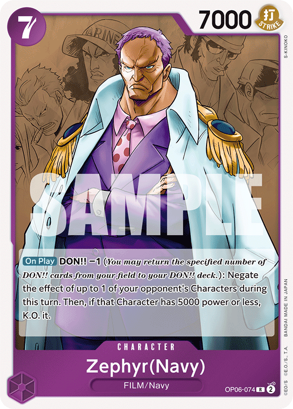 Zephyr (Character) (OP06-074) (R)