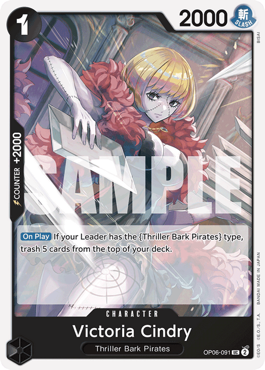 Victoria Cindry (Character) (OP06-091) (PRB01 Reprint) (UC)
