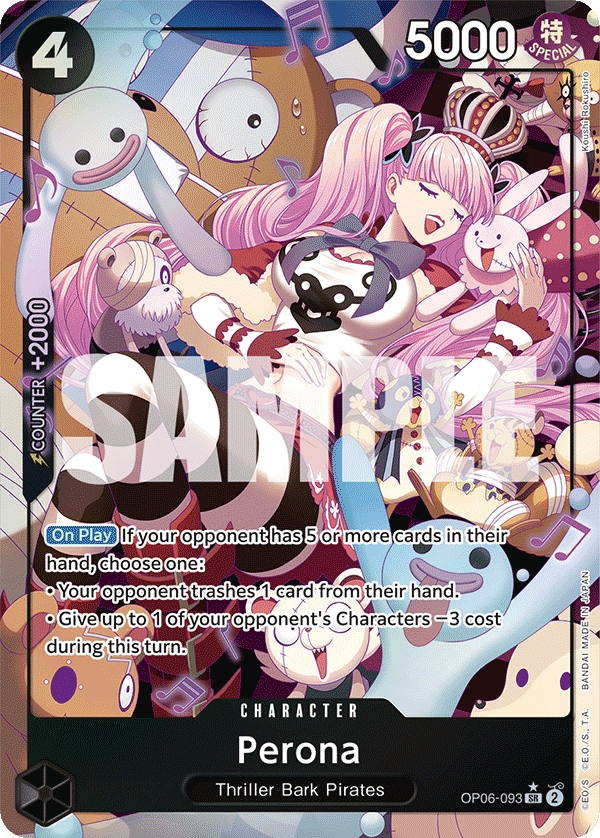 Perona (Character) (OP06-093) (SR) (Alternate Art)