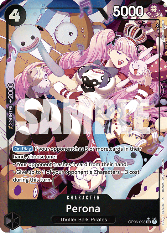 Perona (Character) (OP06-093) (SR) (Alternate Art)