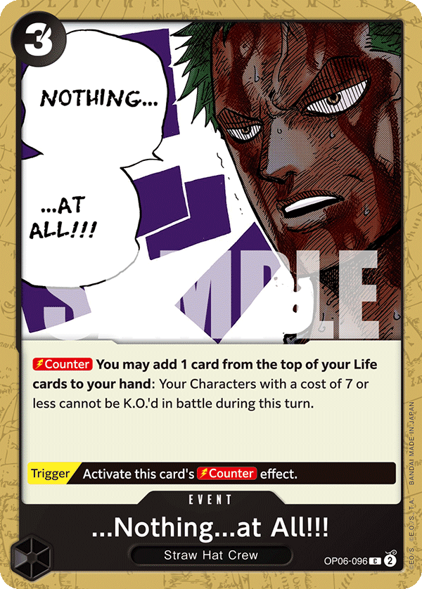 Nothing at All!!! (Event) (OP06-096) (C)