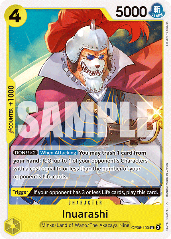 Inuarashi (Charcter) (OP06-100) (UC)