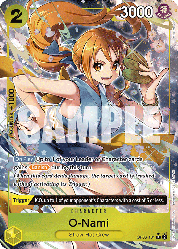 O-Nami (Character) (OP06-101) (R) (Alternate Art)