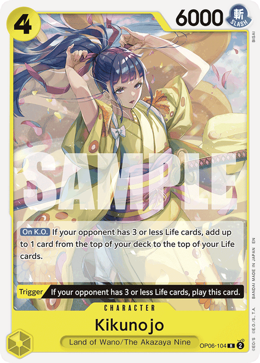 Kikunojo (Character) (OP06-104) (ST28 Reprint) (R)