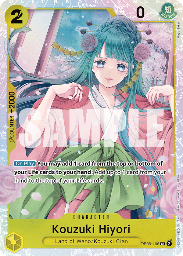 Hiyori (Character) (OP06-106) (SR)