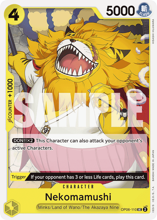Nekomamushi (Character) (OP06-110) (PRB01 Reprint) (UC)