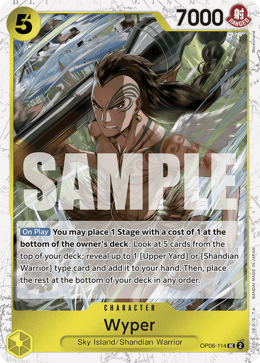 Wyper (Character) (OP06-114) (PRB01 Reprint) (UC) (Jolly Roger Stamp)