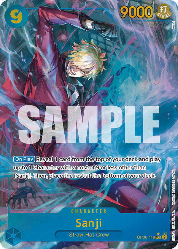 Sanji (Character) (OP06-119) (SEC) (Alternate Art)