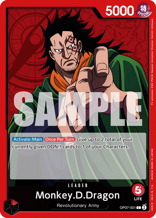 Monkey D Dragon (Leader) (OP07-001) (C)