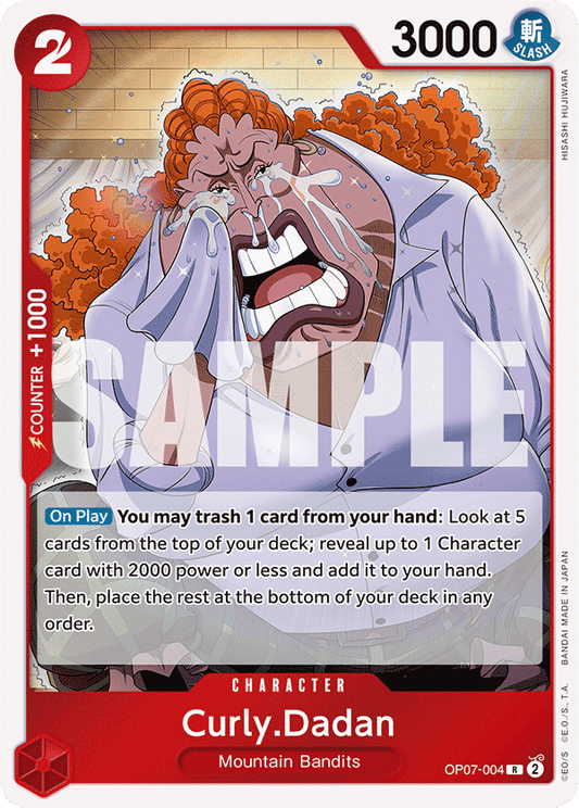 Curly Dadan (Character) (OP07-004) (R)