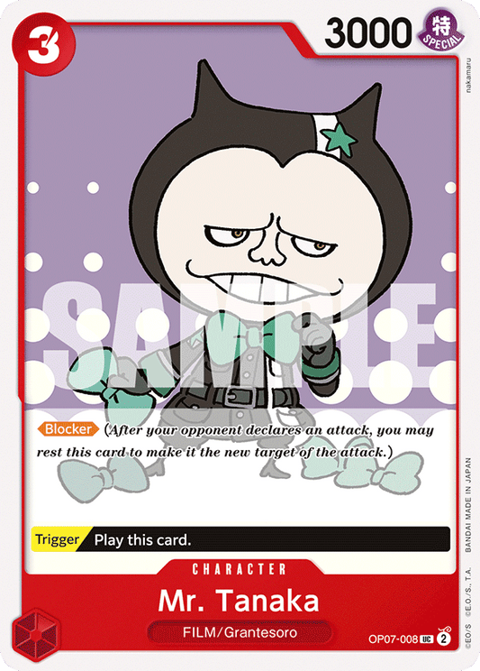 Mr Tanaka (Character) (OP07-008) (UC)
