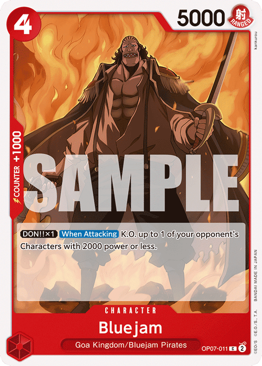 Bluejam (Character) (OP07-011) (C)