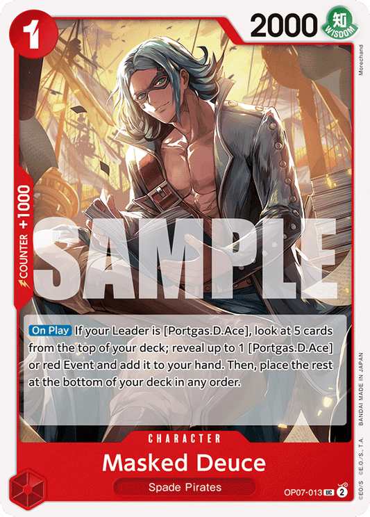 Masked Deuce (Character) (OP07-013) (UC)