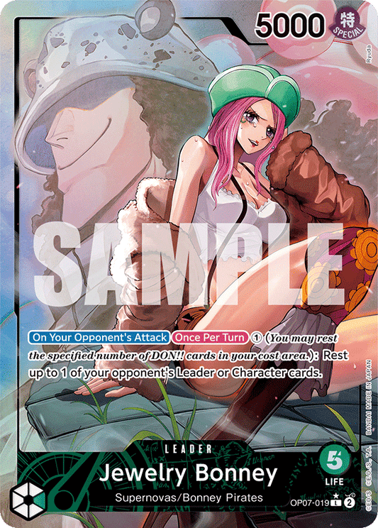 Jewelry Bonney (Leader) (OP07-019 (Alternate Art)