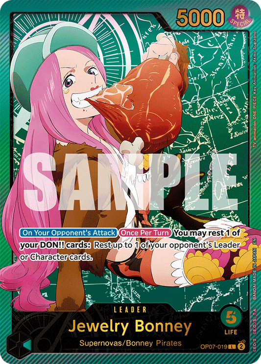 Jewelry Bonney (Leader) (OP07-019) (Alternate Art) (GOLD)