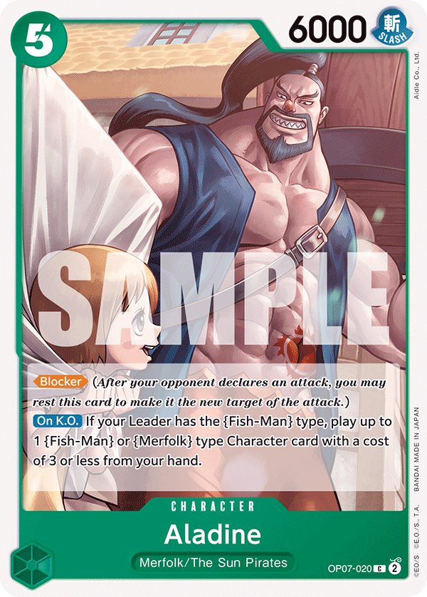 Aladine (Character) (OP07-020) (C)