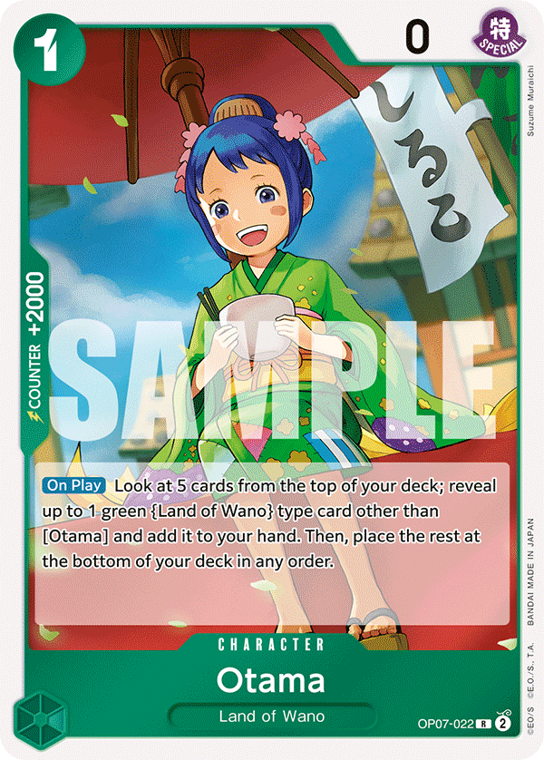 Otama (Character) (OP07-022) (R)