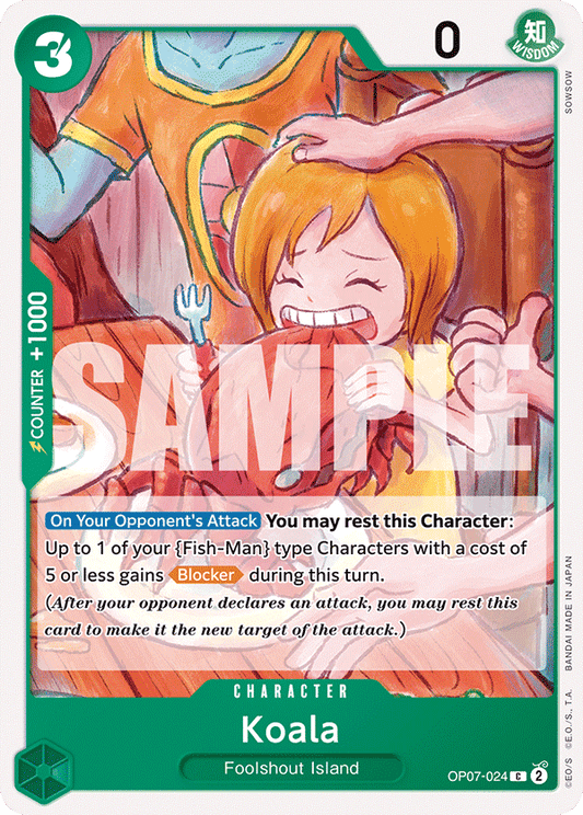 Koala (Character) (OP07-024) (C)
