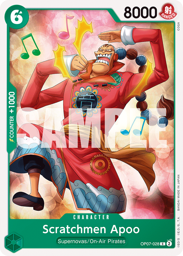 Scratchmen Apoo (Character) (OP07-028) (C)