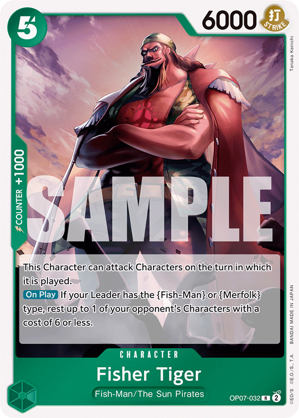 Fisher Tiger (Character) (OP07-032) (R)