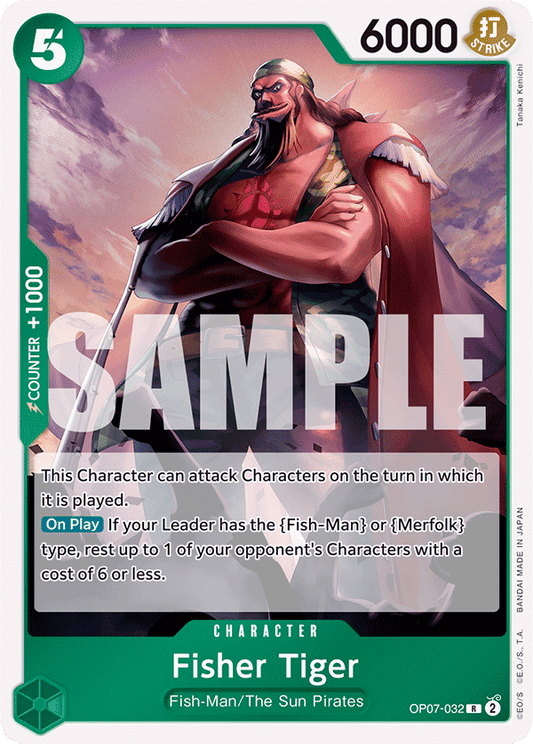 Fisher Tiger (Character) (OP07-032) (R)