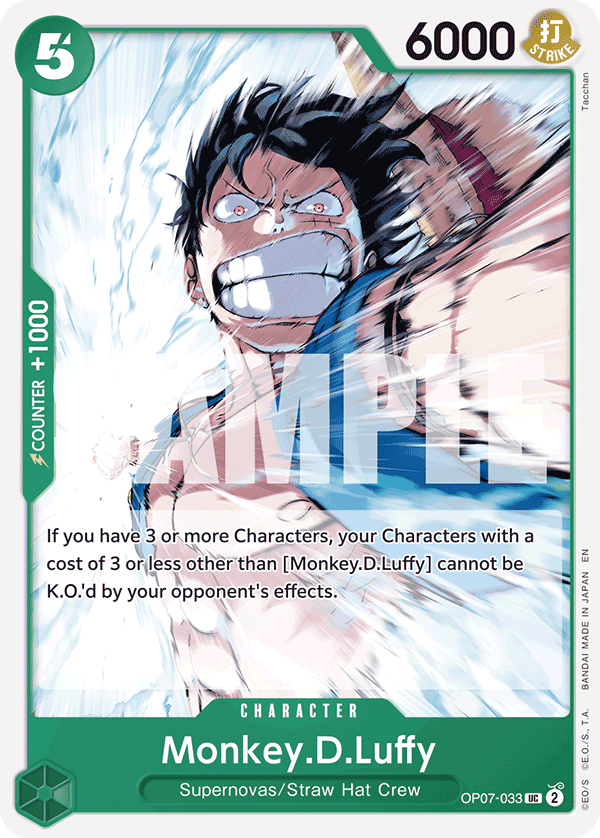 Monkey D Luffy (Character) (OP07-033) (ST24 Reprint) (UC)