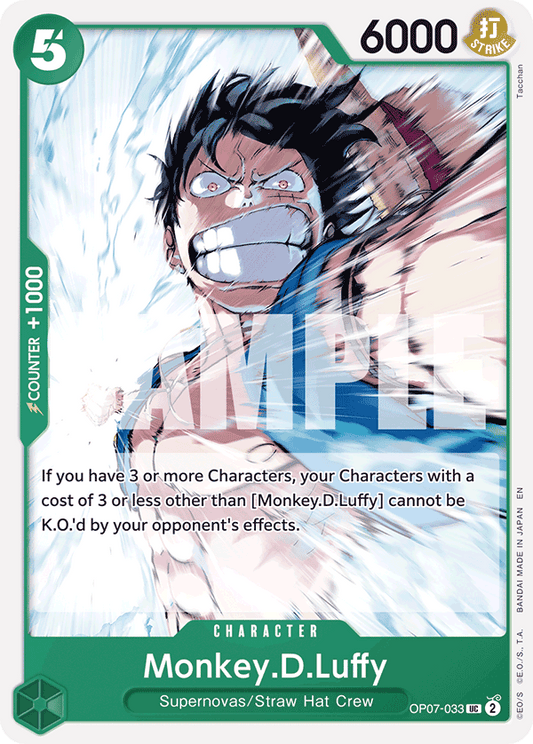 Monkey D Luffy (Character) (OP07-033) (ST24 Reprint) (UC)