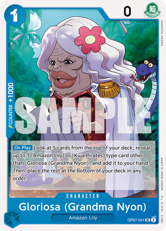 Gloriosa (Grandma Nyon) (Character) (OP07-041) (UC)
