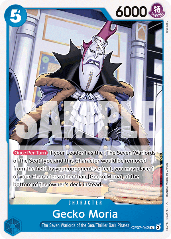 Gecko Moria (Character) (OP07-042) (C)