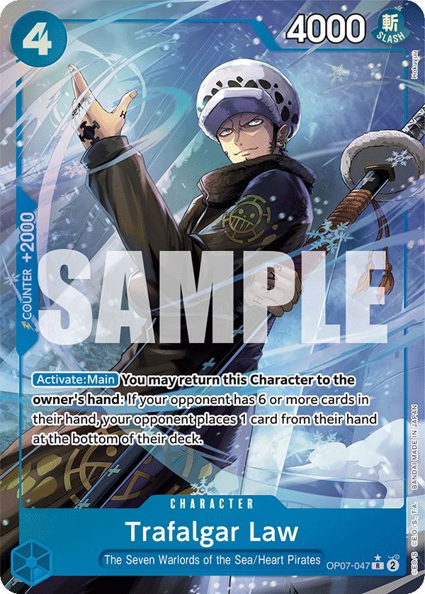 Trafalgar Law (Character) (OP07-047) (Alternate Art)