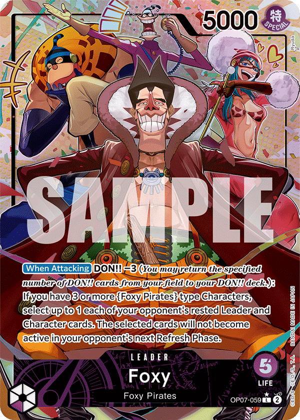 Foxy (Leader) (OP07-059) (Alternate Art)