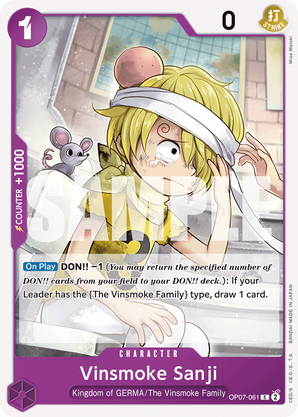 Vinsmoke Sanji  (Character) (OP07-061) (C)