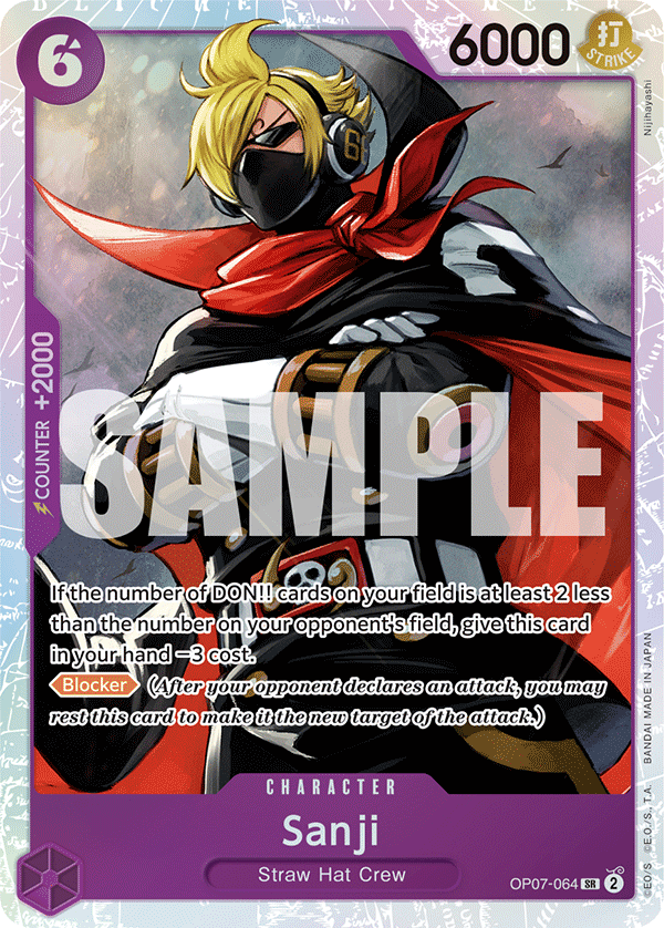 Sanji (Character) (OP07-064) (SR)