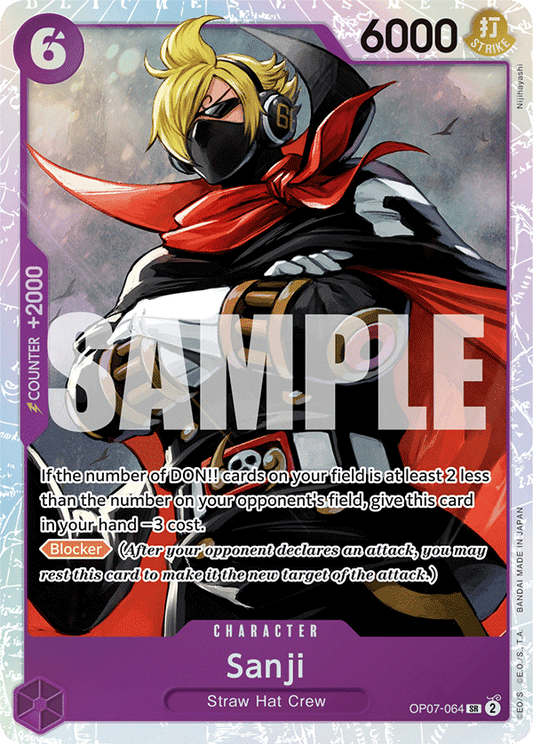 Sanji (Character) (OP07-064) (SR)