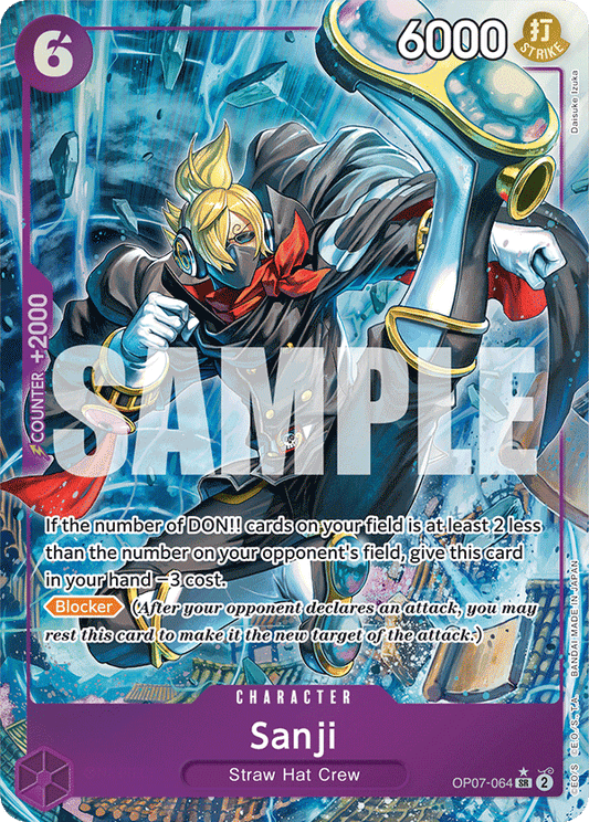 Sanji (Character) (OP07-064) (SR) (Alternate Art)