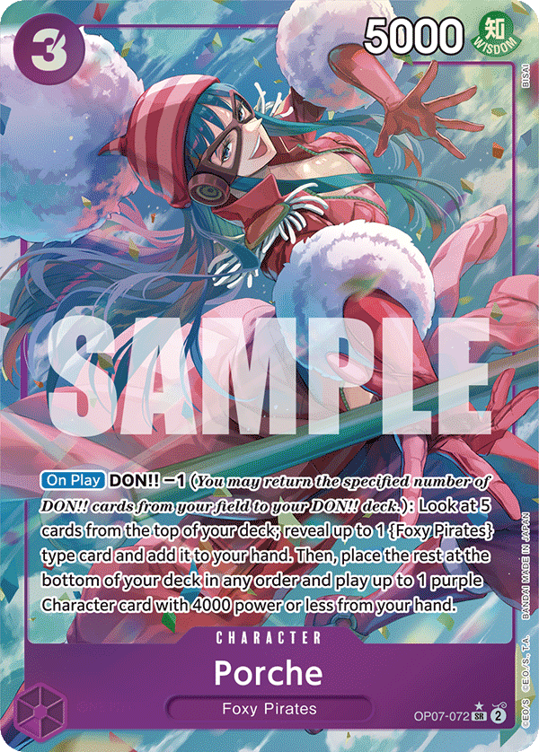 Porche (Character) (OP07-072) (SR) (Alternate Art)