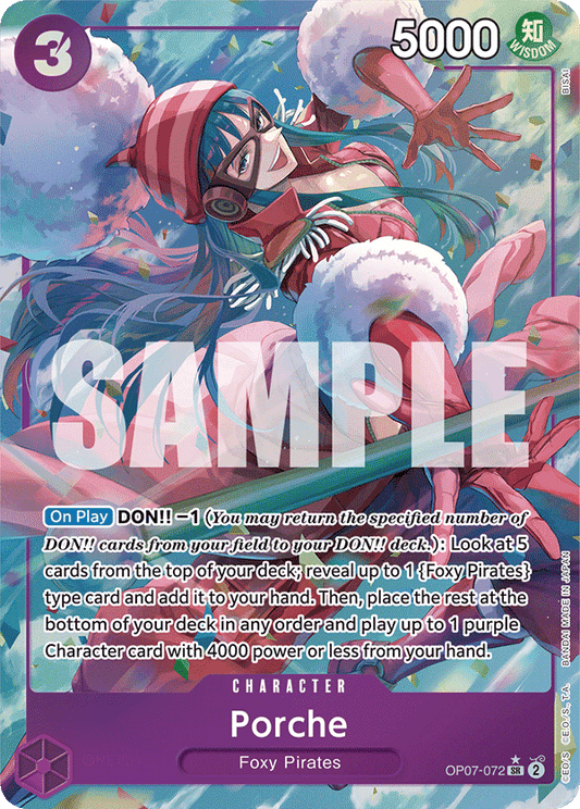 Porche (Character) (OP07-072) (SR) (Alternate Art)
